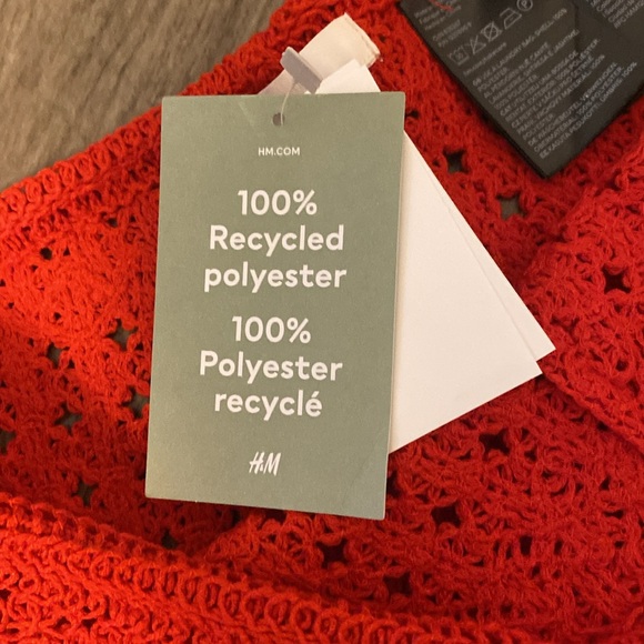 Red crochet shorts - Picture 4 of 6